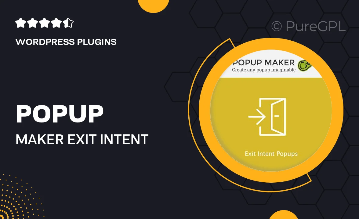 Popup Maker – Exit Intent Popups