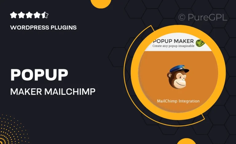 popup maker mailchimp integration