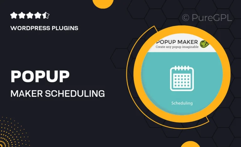 popup maker scheduling