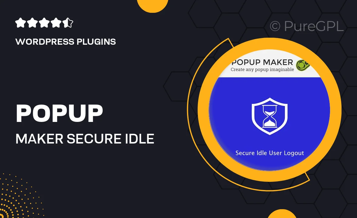 Popup Maker – Secure Idle User Logout