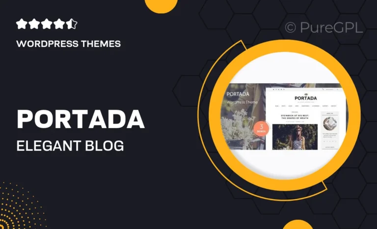 portada elegant blog blogging wordpress theme