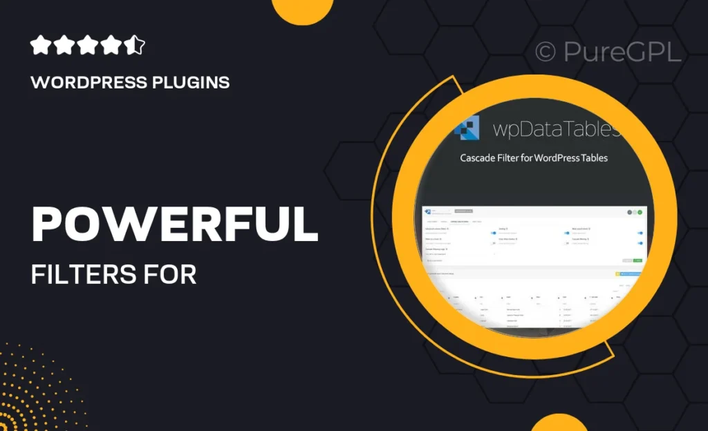 Powerful Filters for wpDataTables feature image