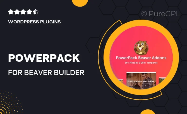 powerpack for beaver builder
