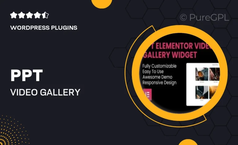 ppt video gallery elementor widget