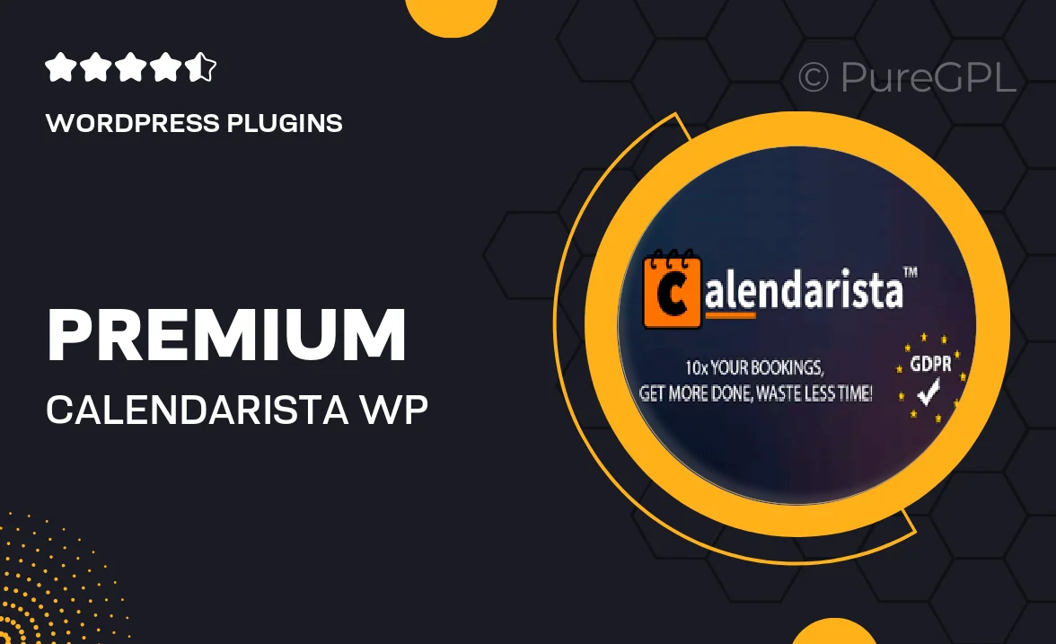 Premium Calendarista – WP Reservation Booking & Appointment Booking Plugin & Schedule Booking System
