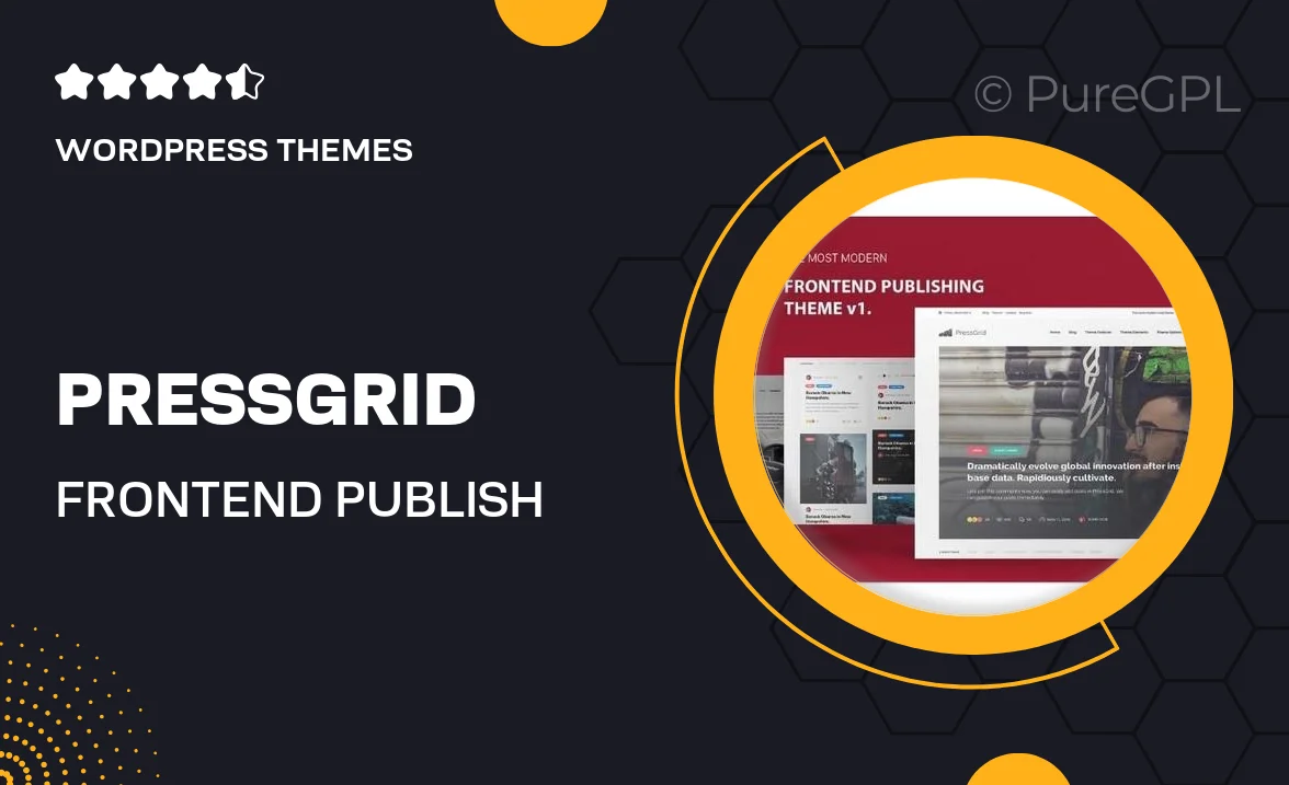 PressGrid Frontend Publish Reaction & Multimedia