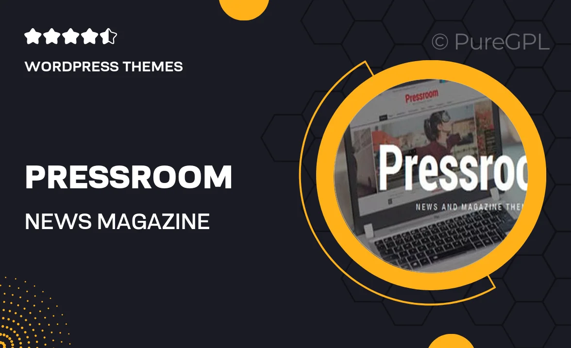 Pressroom – News Magazine WordPress Theme