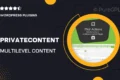 PrivateContent – Multilevel Content Plugin