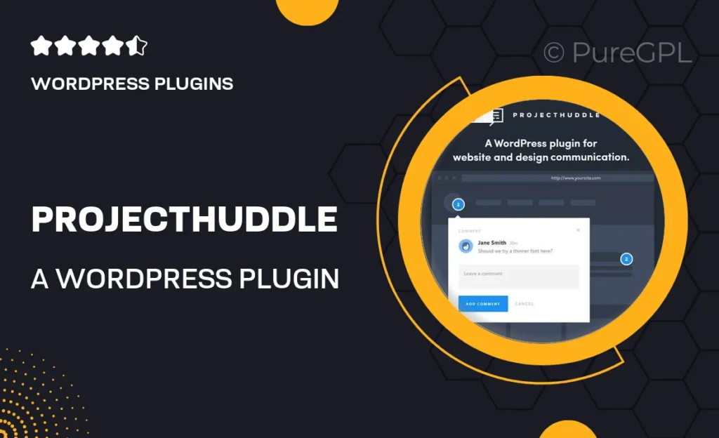 ProjectHuddle – A WordPress plugin for website and design communication 34 ProjectHuddle – A WordPress plugin for website and design communication