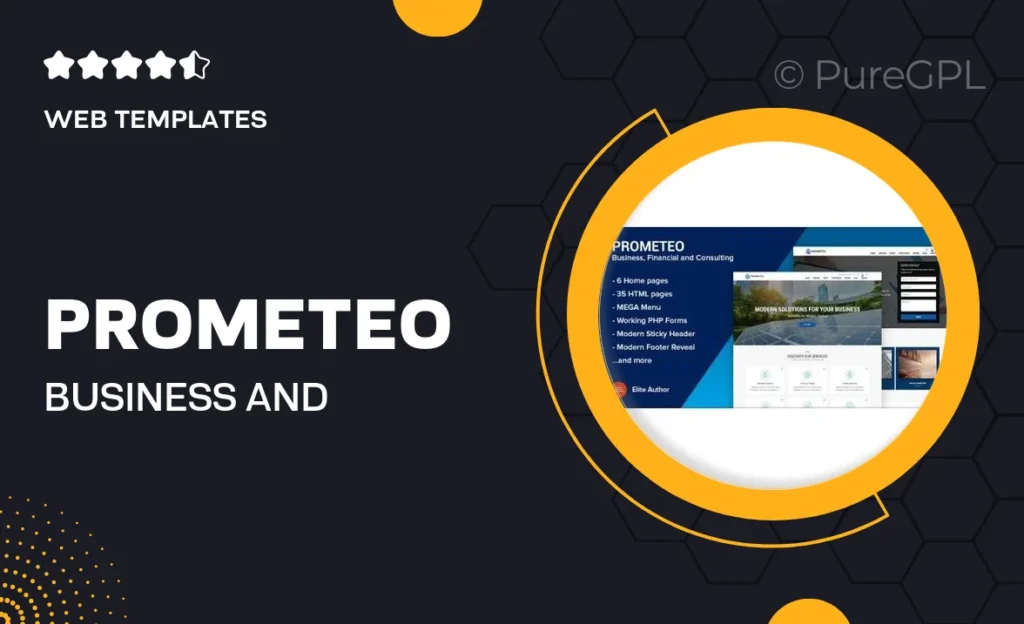 Prometeo – Business and Financial Site Template 56 Prometeo – Business and Financial Site Template