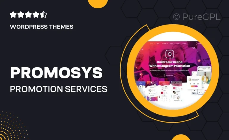 promosys promotion services multi purpose wordpress theme