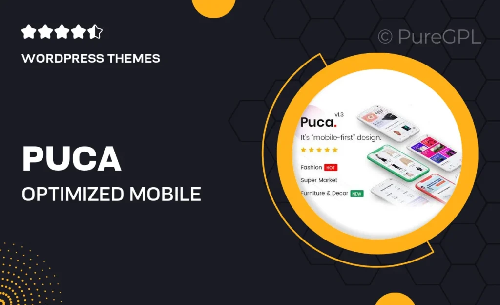 Puca – Optimized Mobile WooCommerce Theme 55 Puca – Optimized Mobile WooCommerce Theme