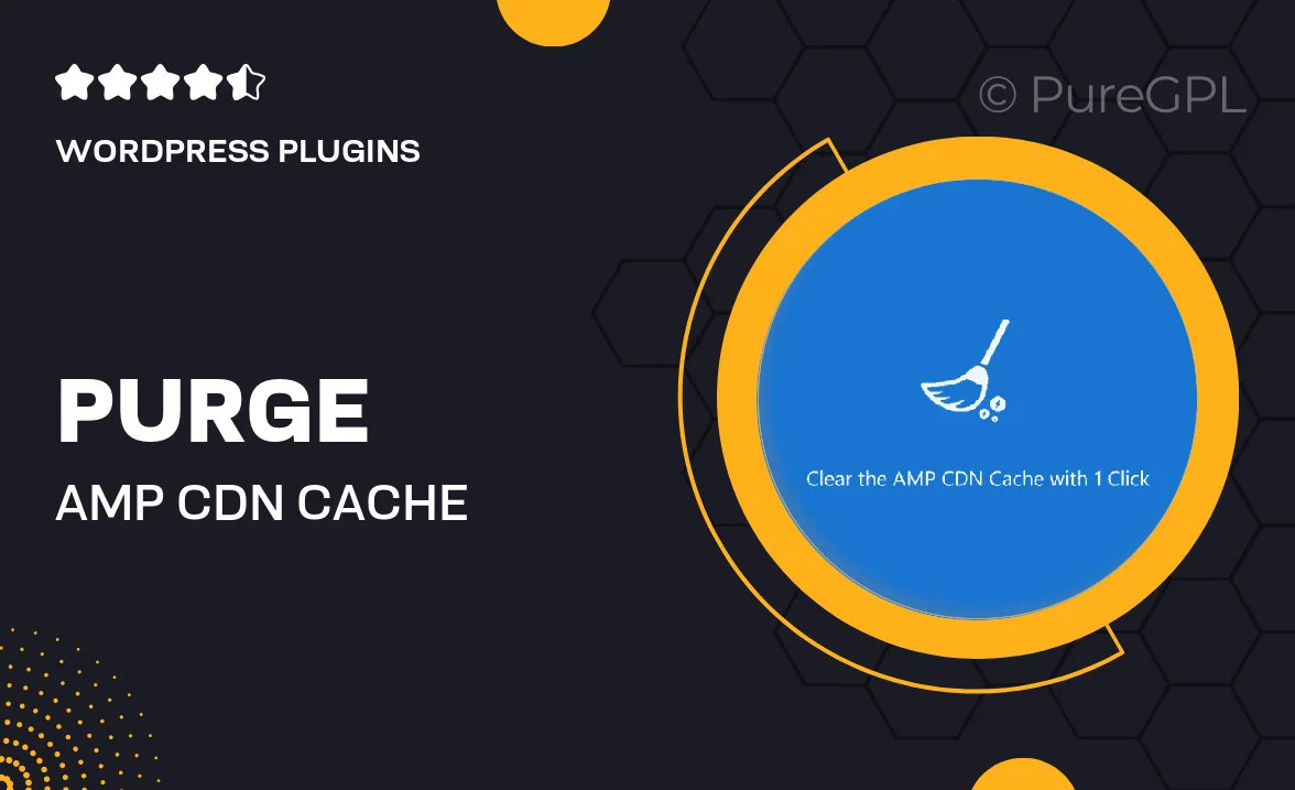 Purge AMP CDN Cache