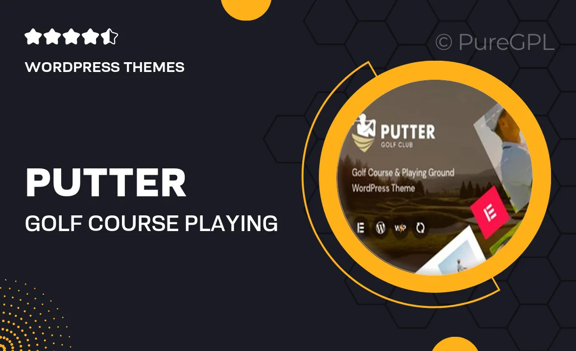 Putter – Golf Course & Playing Ground WordPress Theme