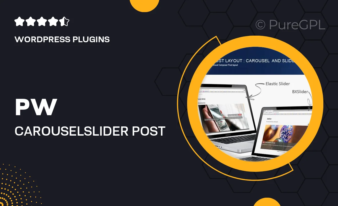PW Carousel/Slider Post Layout For Visual Composer