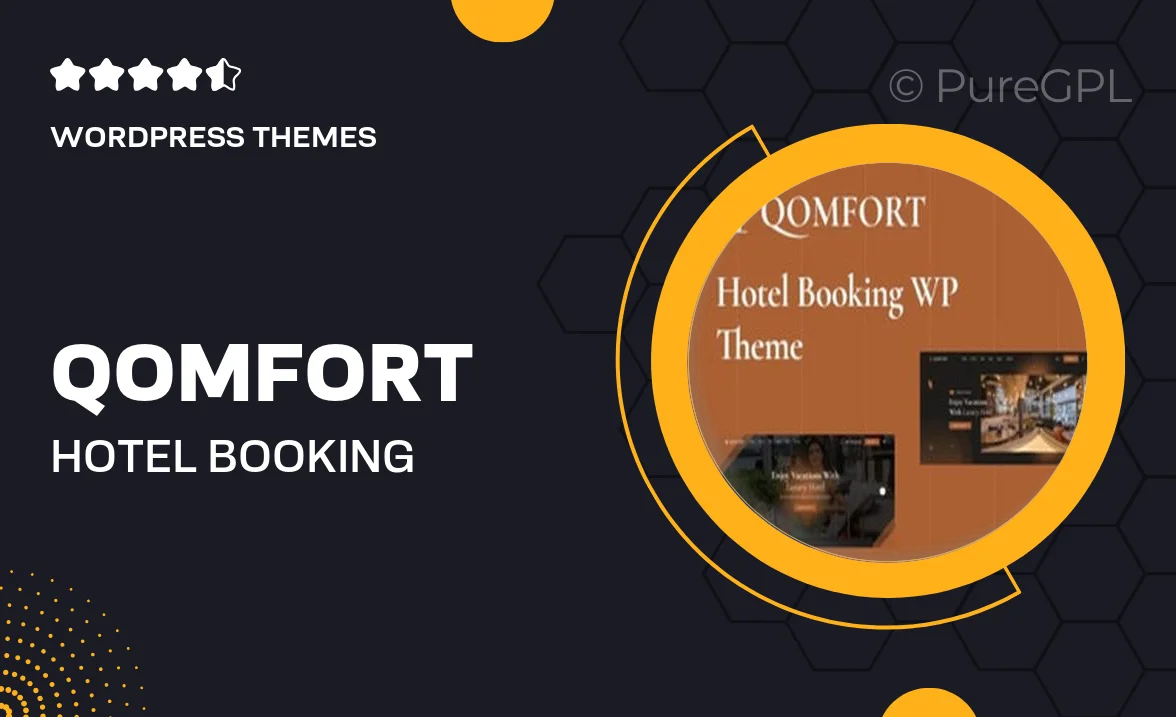 Qomfort – Hotel Booking WordPress Theme