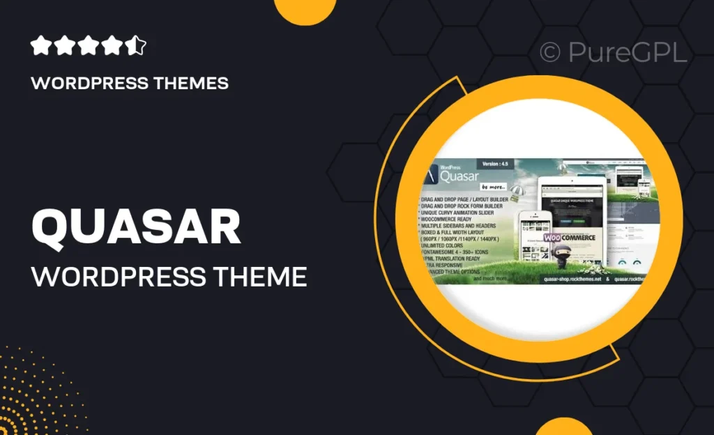 Quasar – WordPress Theme with Animation Builder 3 Quasar – WordPress Theme with Animation Builder
