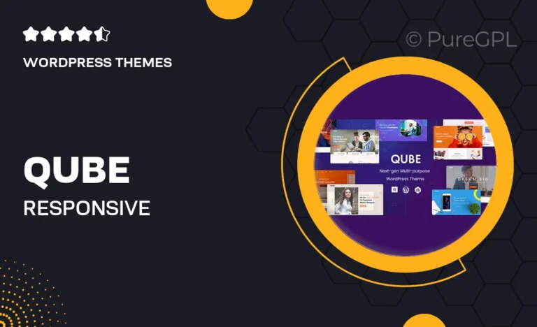 qube responsive multi purpose theme
