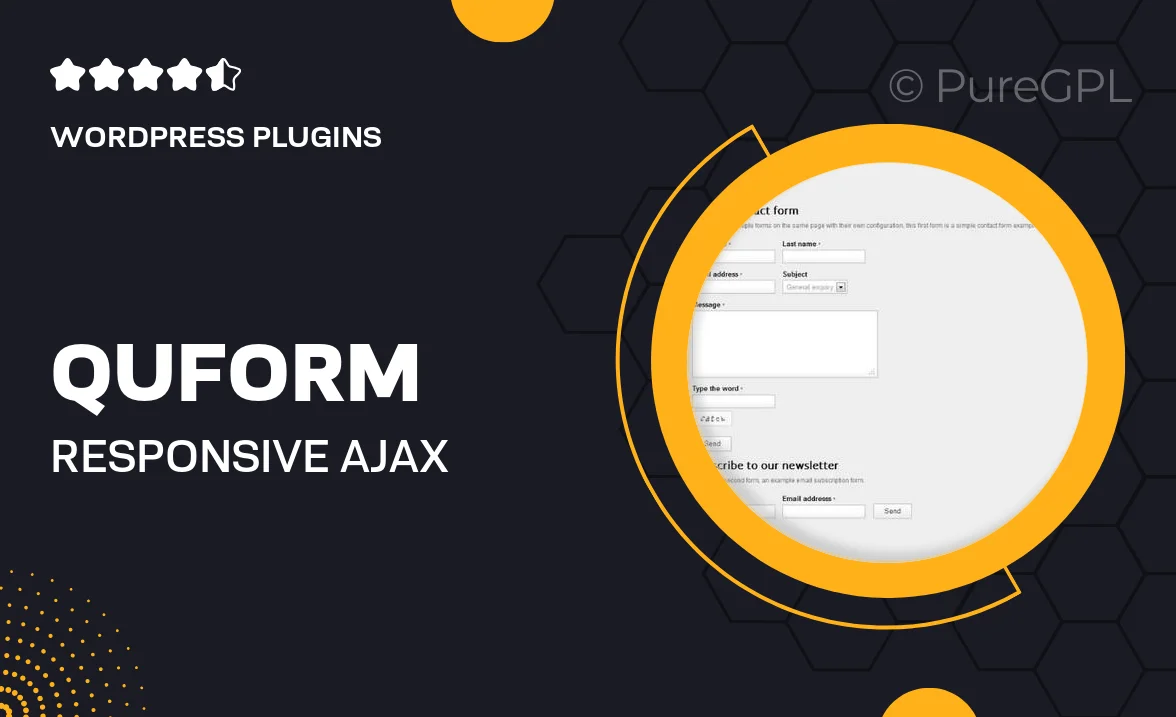 Quform – Responsive Ajax Contact Form