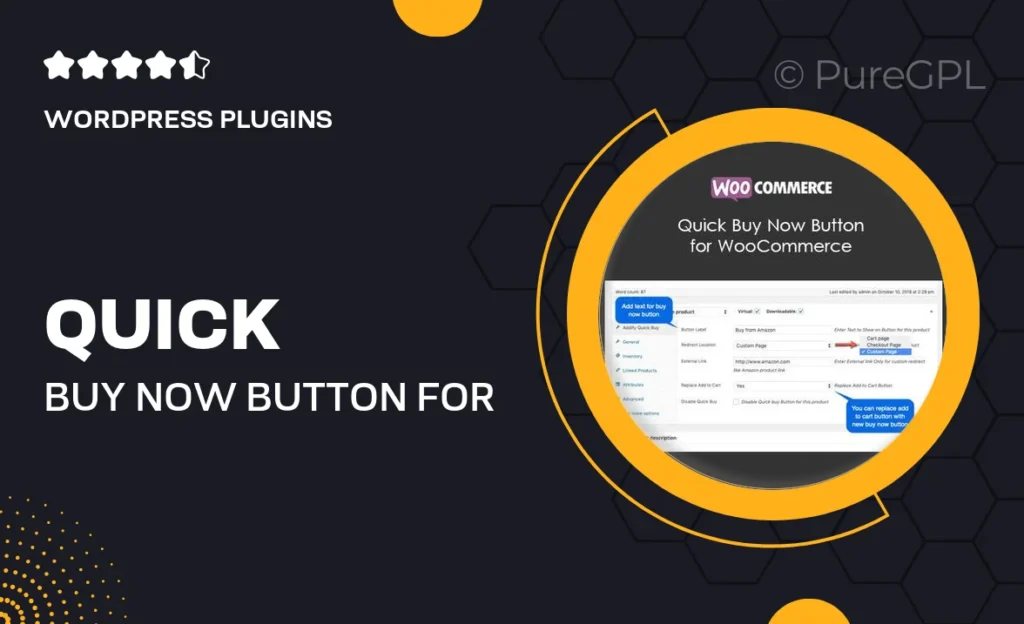 Quick Buy Now Button for WooCommerce feature image