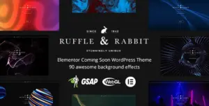 Rabbit – Elementor Coming Soon WordPress Theme