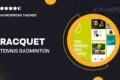 Racquet – Tennis, Badminton & Squash WordPress Theme