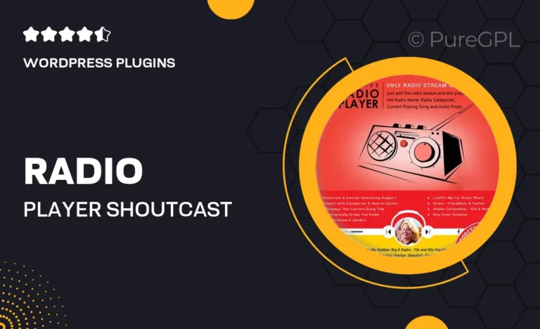radio player shoutcast icecast wordpress plugin