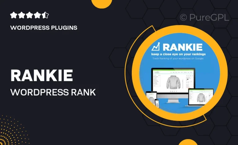 rankie wordpress rank tracker plugin