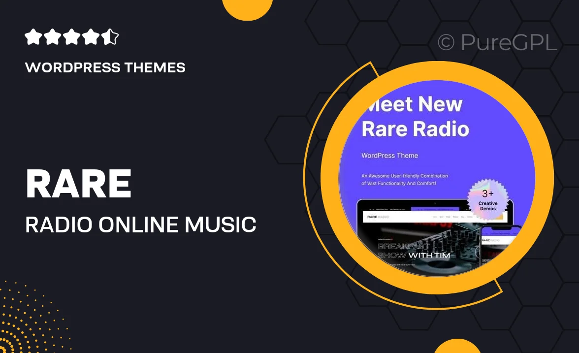 Rare Radio | Online Music Radio Station & Podcast WordPress Theme