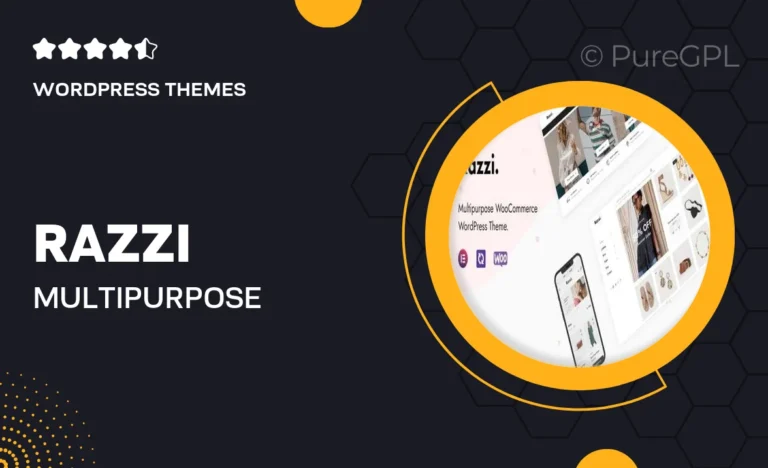 razzi multipurpose woocommerce wordpress theme