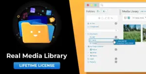 Real Media Library – Media Library Folder & File Manager for Media Management in WordPress