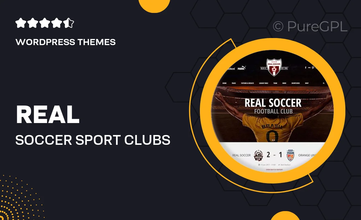 Real Soccer – Sport Clubs Responsive WP Theme