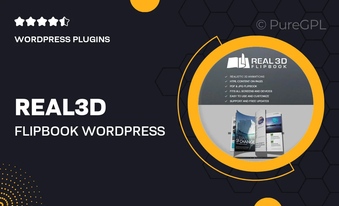 Real3D FlipBook WordPress Plugin