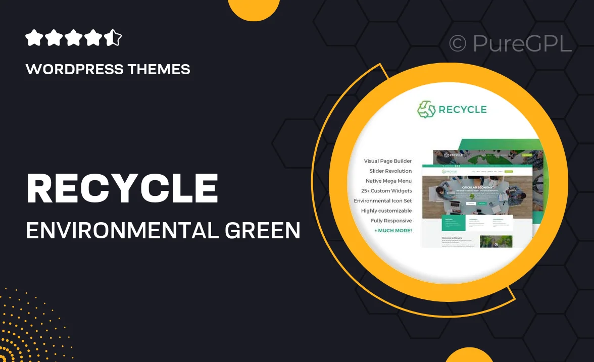 Recycle – Environmental & Green Business WordPress Theme