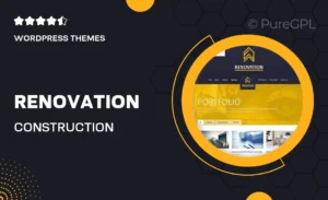 Renovation – Construction Company Theme