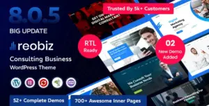 Reobiz – Consulting Business WordPress Theme