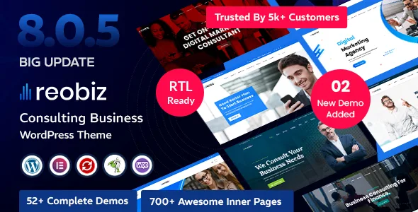 reobiz consulting business wordpress theme 1