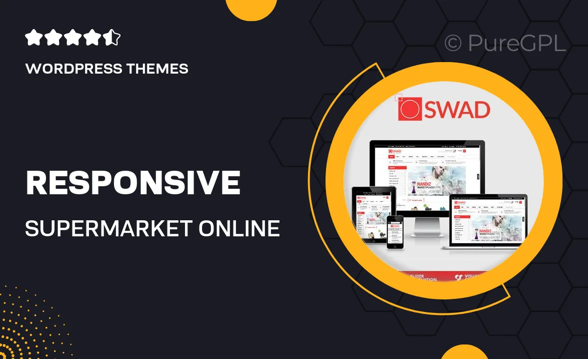 Responsive Supermarket Online Theme – Oswad