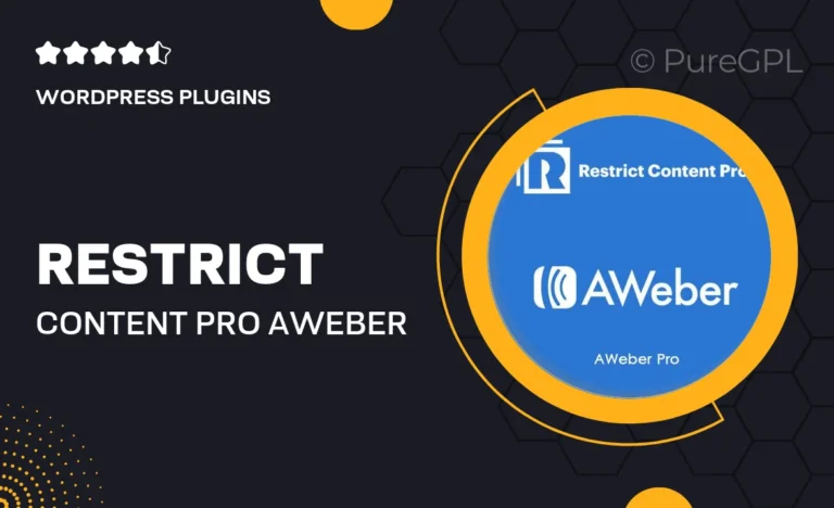 restrict content pro aweber pro