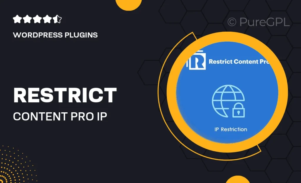 Restrict Content Pro IP Restriction 30 Restrict Content Pro IP Restriction