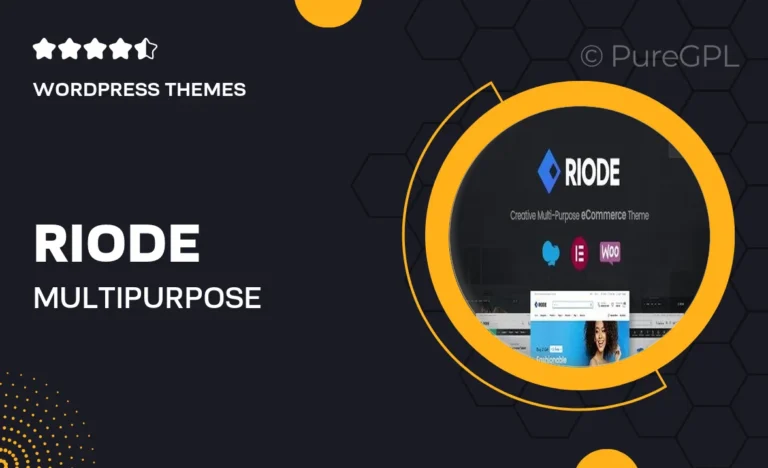 riode multi purpose woocommerce theme