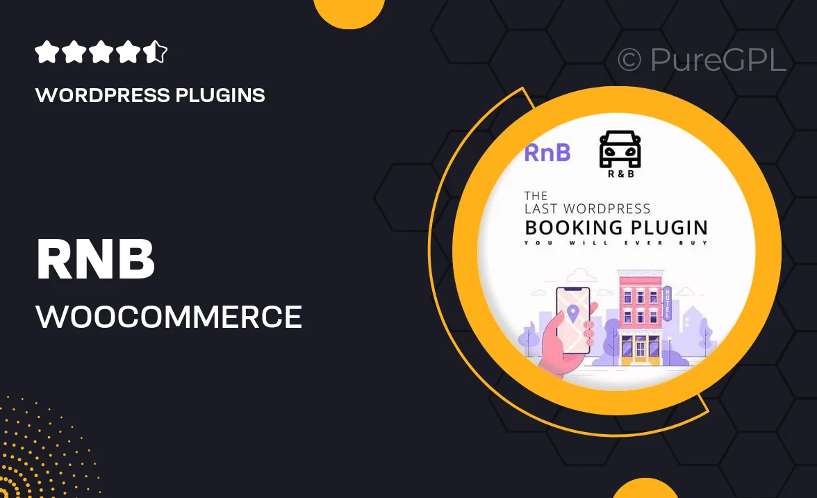 RnB – WooCommerce Bookings & Rental Plugin