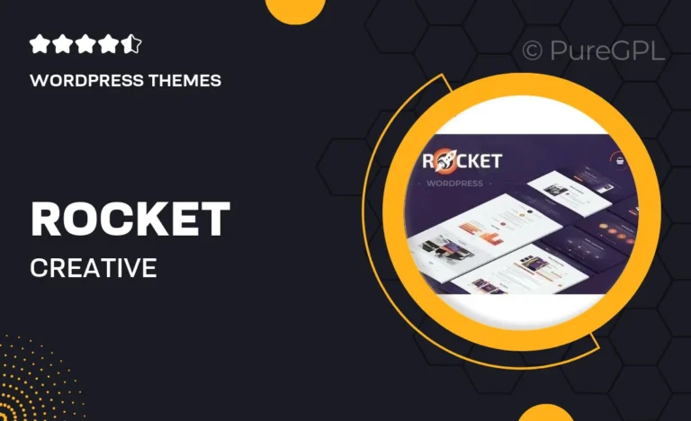 rocket creative multipurpose wordpress theme