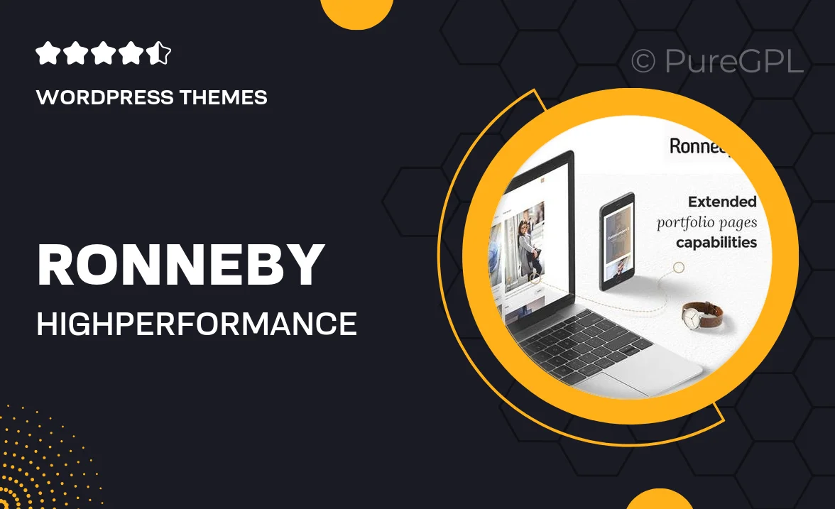 Ronneby – High-Performance WordPress Theme