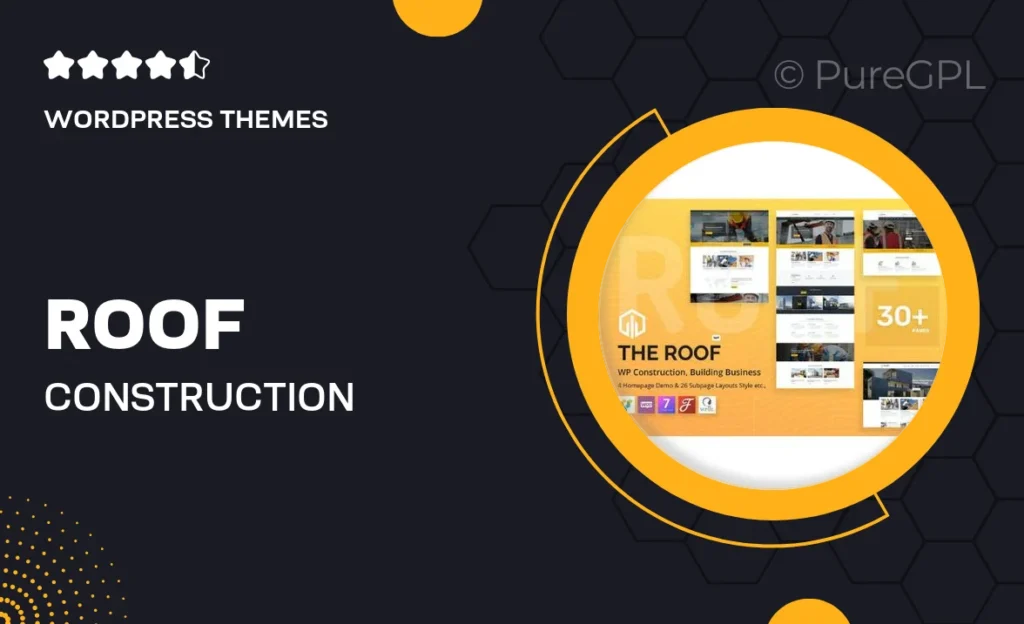 Roof – Construction, Building WordPress Theme