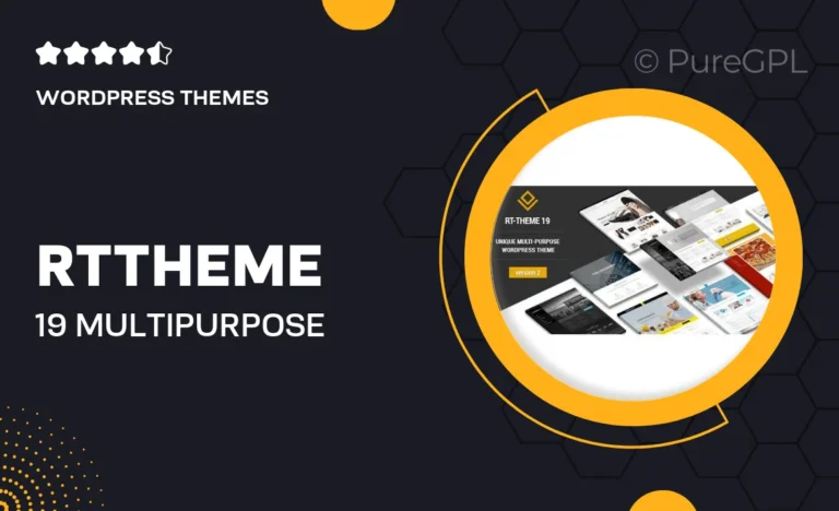 rt theme 19 multi purpose wordpress theme