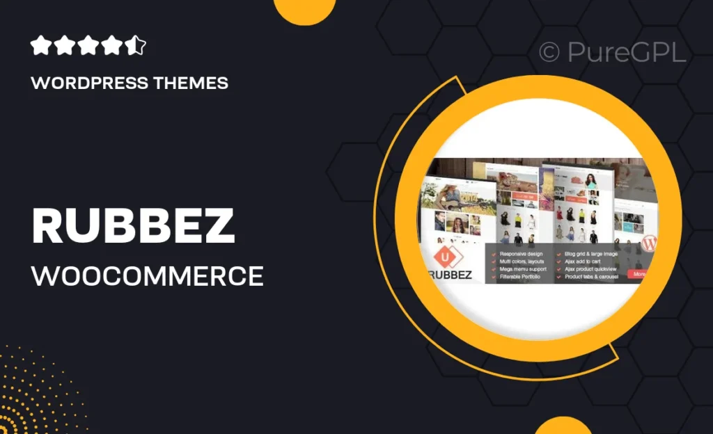 Rubbez- WooCommerce & Corporate WordPress Theme