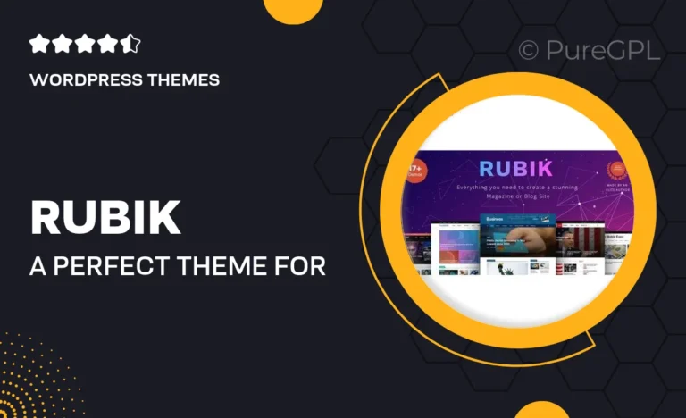 rubik a perfect theme for blog magazine website