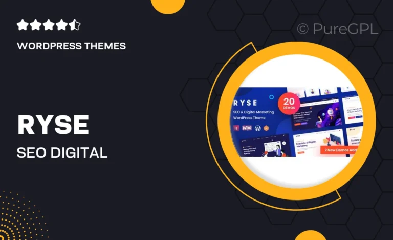 ryse seo digital marketing theme