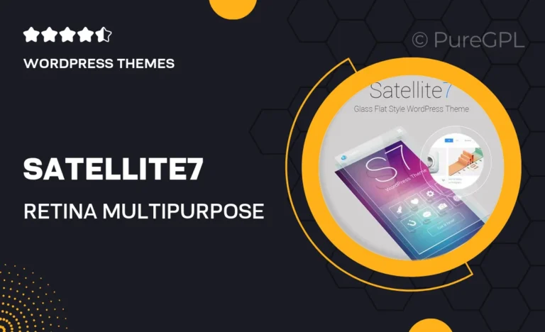 satellite7 retina multi purpose wordpress theme